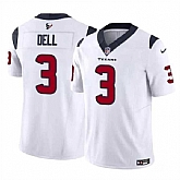 Men & Women & Youth Houston Texans #3 Tank Dell White 2023 F.U.S.E. Vapor Untouchable Limited Jersey,baseball caps,new era cap wholesale,wholesale hats